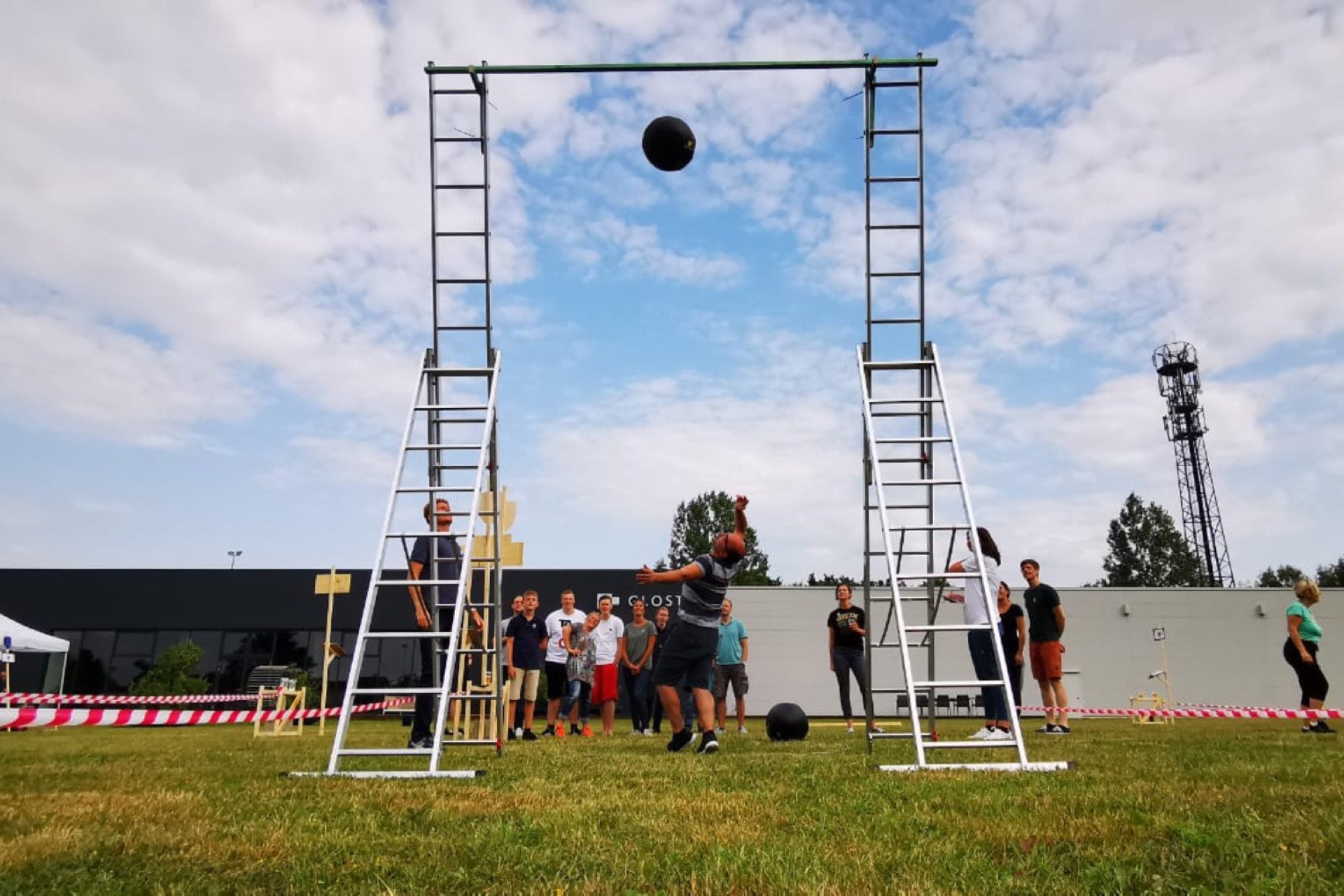 Highland Games: outdoor during the team event